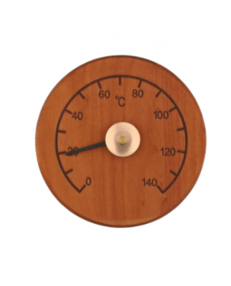 4Живой термометр для сауны из термообработанной ольхи