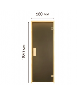 Дверь для бани и сауны Tesli Briz RS 1900 x 700 ДВЕРИ ДЛЯ САУНЫ