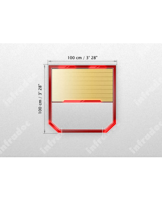 ИНФРАКРАСНАЯ КАБИНА INFRADOC CLASSIC ID-100 HEX ИНФРАКРАСНЫЕ КАБИНЫ ДЛЯ САУН