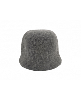 Шляпа для сауны- темно-серый, 100% шерсть