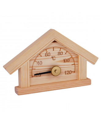 Термометр SAWO 125-TP, Сосновый панельный дом