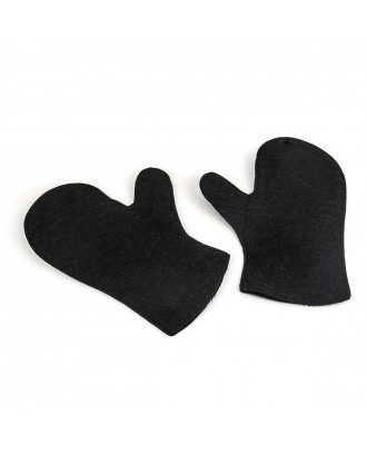 Черные перчатки для сауны SAUFLEX