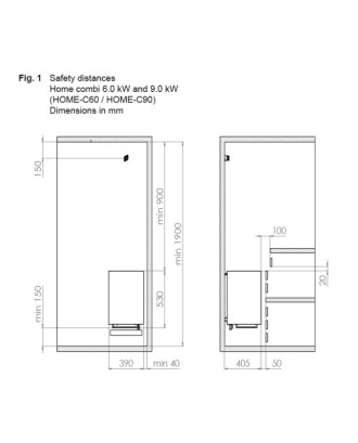 Электрический нагреватель для сауны Harvia Virta Wall Combi, 9,0 кВт, черный, без блока управления. ЭЛЕКТРИЧЕСКИЕ КАМЕНКИ ДЛЯ САУН
