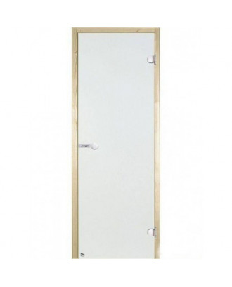 HARVIA Двери для сауны 90x190см сатин, 8мм, 2 петли, осина, ролик