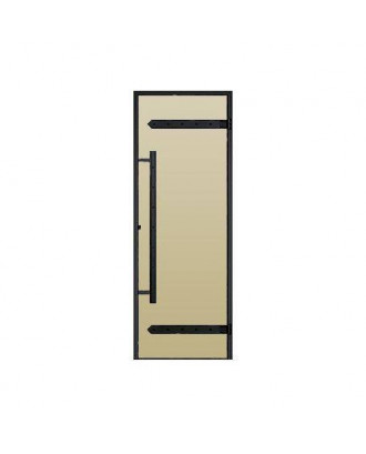 Стеклянные двери для сауны HARVIA Legend 9x19, бронза ДВЕРИ ДЛЯ САУНЫ