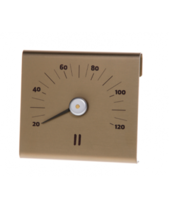Rento Алюминиевый термометр для сауны цвета шампанского