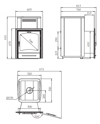 Банная печь TMF Kalina II Inox Anthracite SSF (41012)