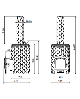 Банная печь ТМФ Pangolina Alpha Light (39103)