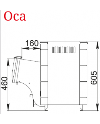 Банная печь TMF Osa Inox антрацит (25710)