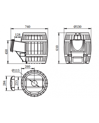 Банная печь ТМФ Саяны Мини Inox (29100)