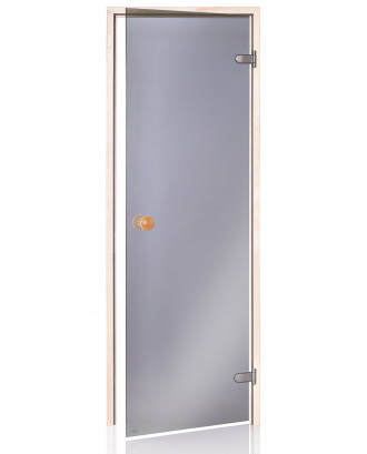 Дверь для сауны Ad Standart, осина, серая 70x200см