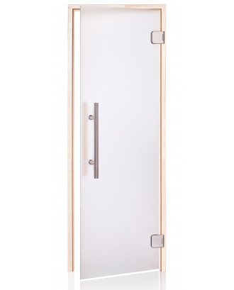 Дверь для сауны Ad Premium, осина, прозрачная матовая 60x190см