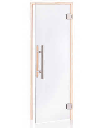 Дверь для сауны Ad Premium, осина, прозрачная 70x200см
