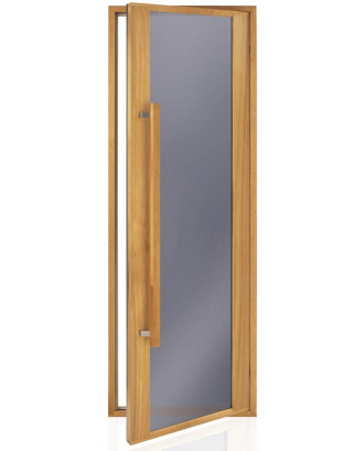 Дверь для сауны Ad Etna, Thermo Aspen, серый матовый, 90x210 см ДВЕРИ ДЛЯ САУНЫ