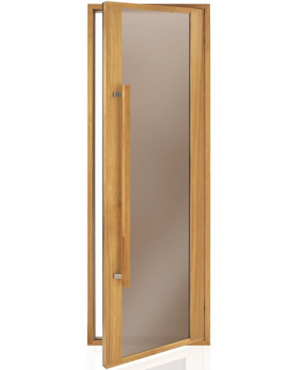 Дверь для сауны Ad Etna, Thermo Aspen, матовая бронза, 90x210 см ДВЕРИ ДЛЯ САУНЫ