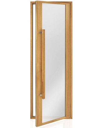 Дверь для сауны Ad Etna, Thermo Aspen, прозрачная матовая, 90x210 см ДВЕРИ ДЛЯ САУНЫ
