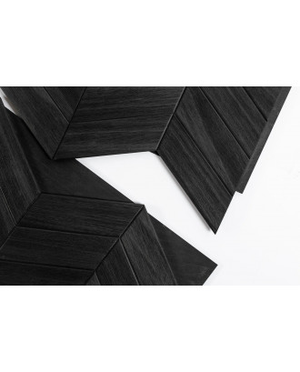 Декоративные деревянные панели Bermuda Black, Abachi ДЕРЕВЯННЫЕ САУНЫ